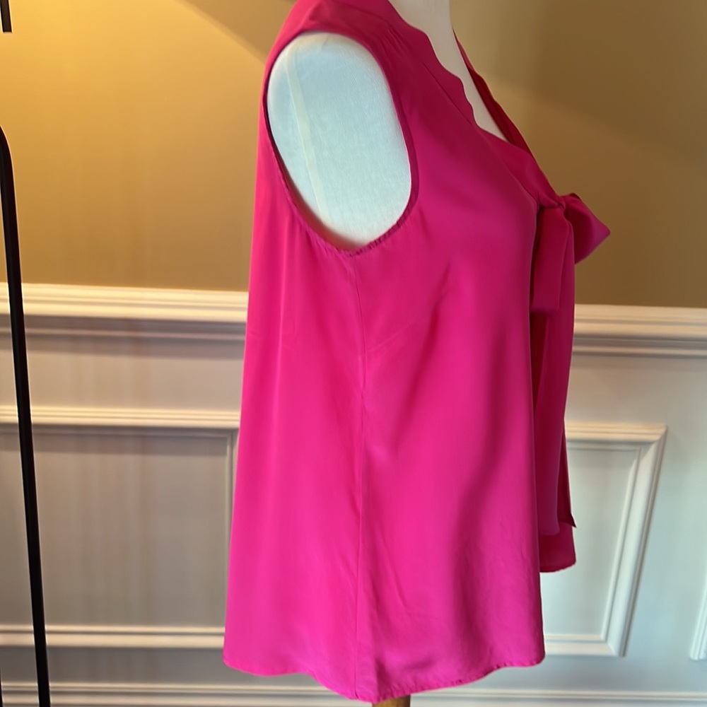 Lilly Pulitzer Silk Raleigh Bow Tie Blouse - Picture 5 of 14